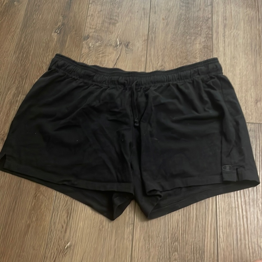 Champion black lounge shorts
